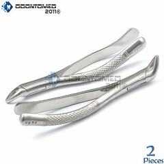 2 O.R GRADE DENTAL SURGERY EXTRACTING EXTRACTION FORCEPS #151S+150S SERRATED