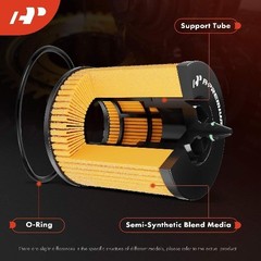 10K Miles Protection Oil Filter Compatible with 2007-2015, Countryman 2011-2016,