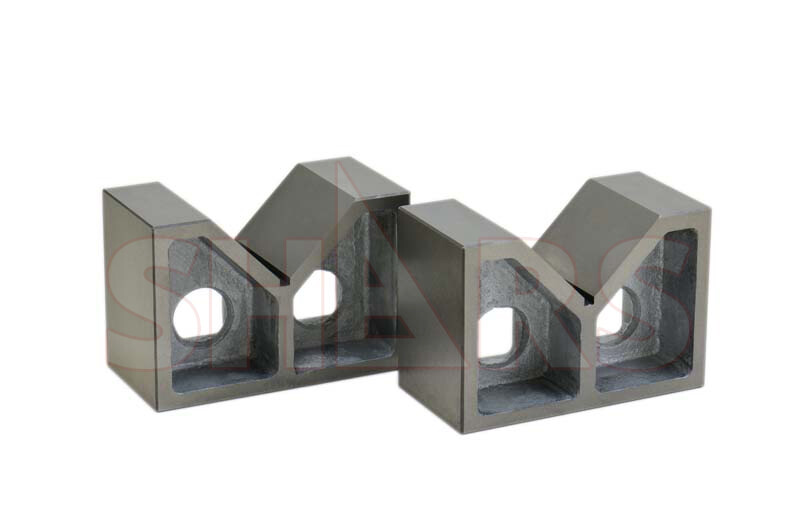 8″ CAST IRON PAIR JUMBO V-BLOCKS V-BLOCK VBLOCKS GROUND R