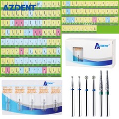 AZDENT Dental FG Diamond Burs Composite Polishing Kits for High Speed Handpiece