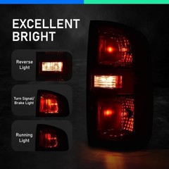 Right Tail Light Assembly w/Bulbs Fit For Chevy Colorado 2015-2022 Rear Brake La