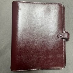 Vintage Filofax Professional Oxblood Burgundy A5 Real Leather 9 Ring No Inserts