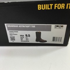 CAT Caterpillar P51034 Drawbar Pull-On Soft Toe Summer Brown Work Boots Shoes