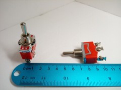 Pack of 2 E-TEN1122 15A 250V AC 3PIN ON-OFF-ON Power Toggle Switch Rocker Button