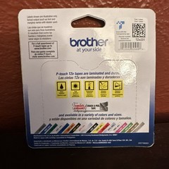 Genuine Brother P-Touch TZe-231 Black on White Tape Nib
