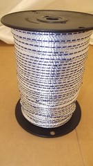 1/4″ x 1000′ 400# tensile polyester detectable pull tape, mule tape, webbing