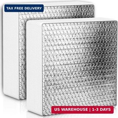 SIKADEER RV Vent Insulator Energy Saving RV Skylight Cover 14″x14″, 2 Pack | Alu