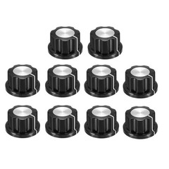 10Pcs Speaker Control Knob Power Amplifier Knob 23mm Dia for 6mm Dia Shaft
