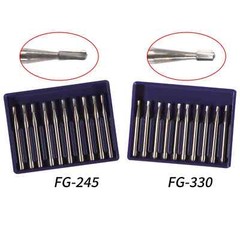 Dental Carbide Burs Tungsten Steel Bur FG #330 /FG #245 for High Speed Handpiece