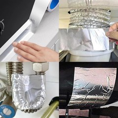 Romeda Aluminum Foil Tape, 3 inch x 65 Feet (3.9 mil), Insulation Adhesive Metal