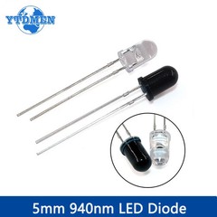 10 Pairs 3MM 5MM 940nm Infrared IR LED Emitter & Receiver Diode Pairs US SHIP