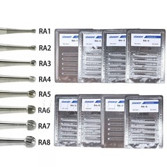 Dental Round Carbide Bur for Slow Speed Latch Type RA 1# -RA 8# Burs 22.5mm