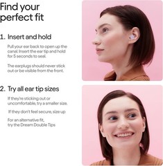 Loop Dream – Silicone/Memory Foam Earplugs for Sleep Comfort | Comfortable Ear