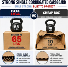 Medium Moving Boxes 18L X 14W X 12H 20-Pack – Corrugated Cardboard Box for Shipp