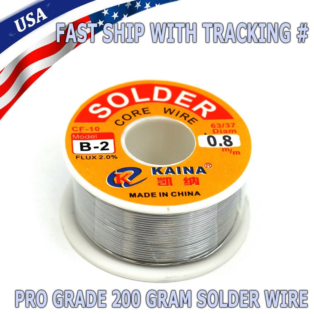 50g 63 37 Tin Rosin Core Solder Wire Electrical Soldering Sn60 Flux 0.8mm