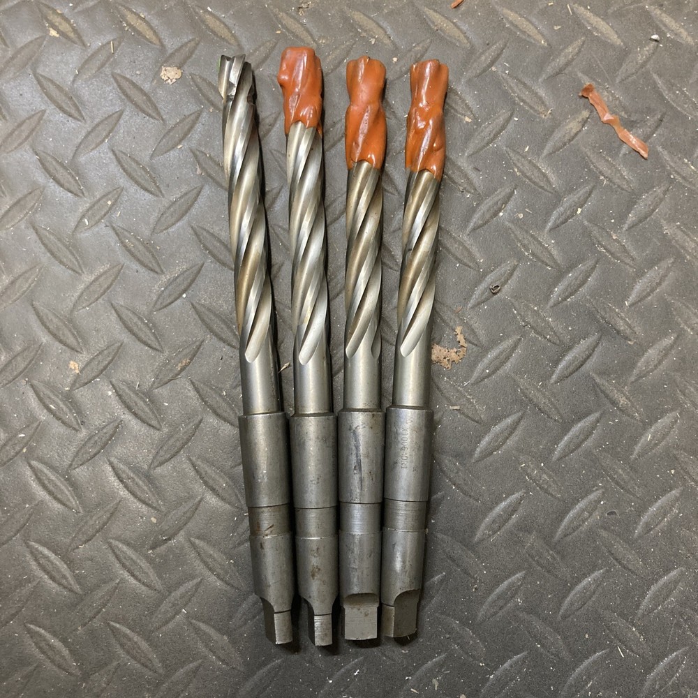 Qty:4 Core Bore Drill Bits 13.9+mm with Reduced Tip Morse Taper 2 MT Mohawk Tool