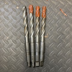 Qty:4 Core Bore Drill Bits 13.9+mm with Reduced Tip Morse Taper 2 MT Mohawk Tool