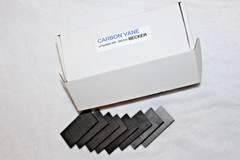 carbon vane 55-27-3mm 8pcs compatible with(fits for) Becker DT / VT 10 Serie B