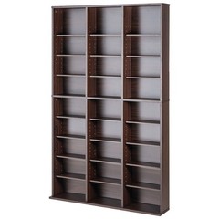 Media Storage Cabinet, 9 – layer DVD Shelf Holds up to 756 CDs, Adjustable CD