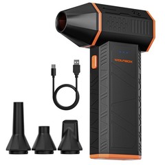 WOLFBOX MegaFlow 50 Compressed Air Duster-110000RPM Super Power Electric Air …