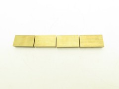 360 Yellow Brass Stock Rectangle Flat Bar 3/4″x 2″x 3-1/2″L Lot of 4pcs