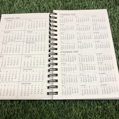 Vintage 1995-97 Michael Stevens 12 Months Spiral Mini Planner 6”x4”clean
