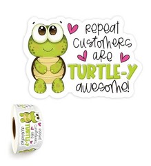 20 Count Repeat Customers Are Turtle-y Awesome Stickers