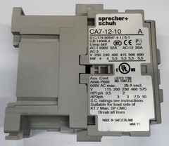 Sprecher + Schuh Contactor CA7-12-01-120 Non-Reversing Three Pole Contactor
