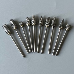 20Pcs Dental Burs Acrylic Polisher Drills Burrs Tungsten Carbide Steel 2.35*6mm