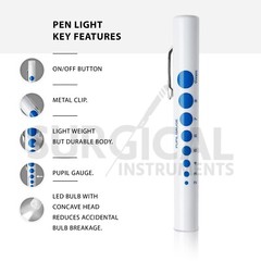100 Pcs Penlights Set Surgical First Aid EMS Nurse EMT Medical