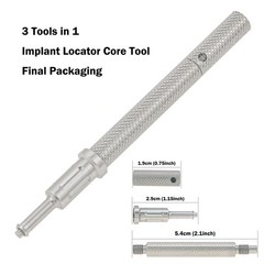Dental Locator Abutment Anchor for HIOSSEN ET II/III SA Fixture M 3.5mm Platform