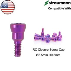 US Dental Healing Cap Screw Compatible with Straumann NC/RC CrossFit Implant Sys