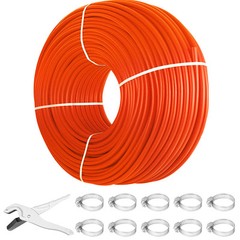 VEVOR 1/2in x 1000ft Red Pex Tubing Oxygen Barrier O2 EVOH Pex-B Tube w/ Cutter