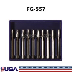 Dental Carbide Burs 19mm FG Straight Fissure Bur for High Speed