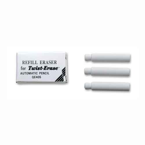 Pentel E-10 Eraser Refill lot/6 Twist Erase Mechanical Pencils 3pc Office School