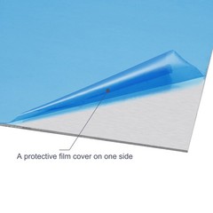 100mm x 100mm x 2mm Rectangle 1060 Aluminum Sheet Flat Metal Plate Stock 2Pcs