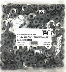 (500) 5/16 x 3/4 OD Stainless Steel Washer EPDM Neoprene Rubber Backed (Roofing)