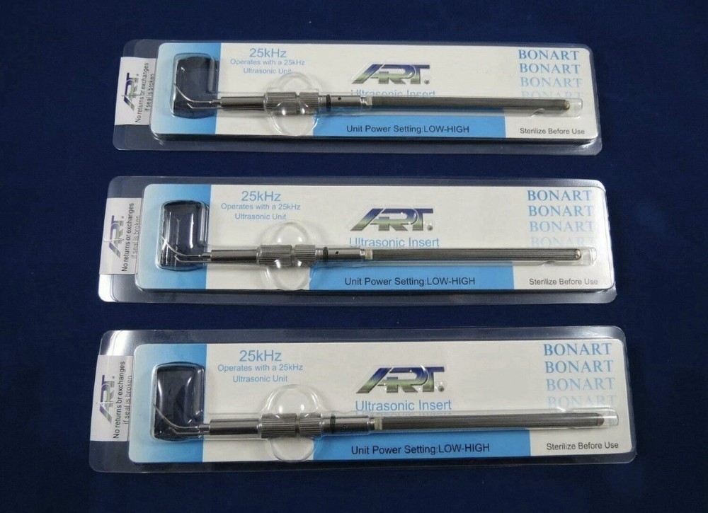 Cavitron Ultrasonic Insert 25kHz P-10 Kit of 3 Universal Insert – BONART