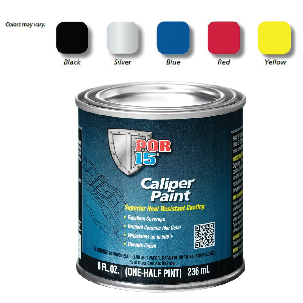 POR-15 INC 42806 Superior Heat Resistant Caliper Paint, 8 oz Can, Ceramic Coati