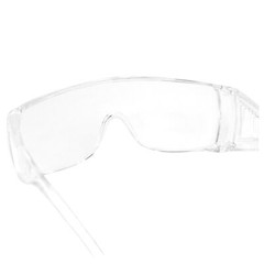 Birdz Eyewear High Impact Safety Glasses, Goggles Fits Over The Glasses Clear