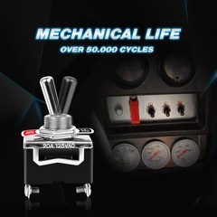 5X Toggle SWITCH ON/OFF Heavy Duty 15A 250V SPST 2 Terminal Car Boat* Waterproof