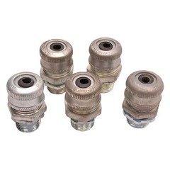 Lot of 5 Crouse-Hinds CGB192 Cable Gland, ø0.125-0.250in Cord, 1/2in NPT