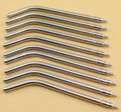 Dental Air Water Spray Nozzles/Tips Triple 3-way Syringe Metal Nozzles/Tips/Tube
