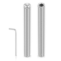 Kozelo 50pcs Cup Point Hex Socket Set Screws – [M5-0.8x40mm] 18-8 Stainless S…
