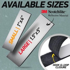 Reflective Backpack Bands | 3M Scotchlite Reflectors | Hook-and-Loop Closure …