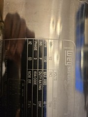 WEG 1/2 HP Stainless Steel Washdown Motor 5018EP3ESS56CFL Shark Series
