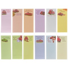 Vintage Truck Inspirational 2.5″ x 6″ Memo Pad with Magnetic Backing, 12 Pack