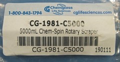 CHEMGLASS CHAIN LINK SCRAPER FOR 5000 ML FLASKS NEW OLD STOCK FREE SHIPPING