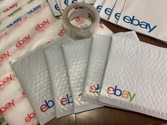 Ebay Shipping Supplies KIT Padded bubble mailers Envelopes Tissue packing tape