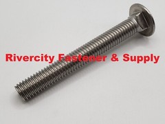 1/2-13×2 Stainless Carriage Bolts 1/2×13 x 2″ Screws 1/2-13 x 2